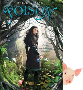 Poison Book Cover with Rosie the Pig